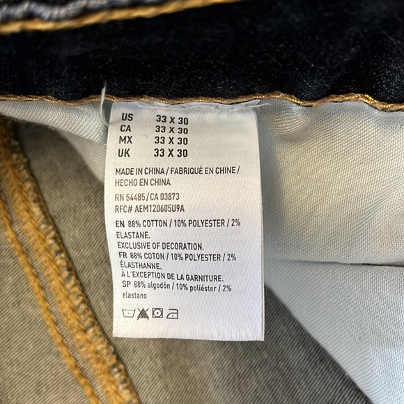 American eagle slim fit jeans in size 33x30 - Picture 7 of 9